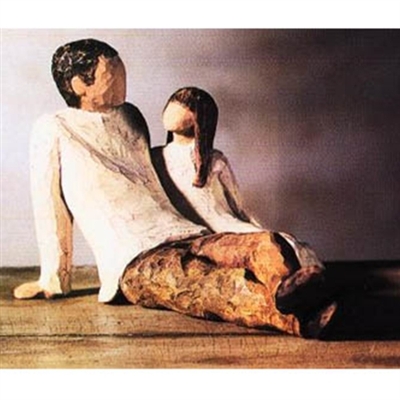 A father daughter figurine set